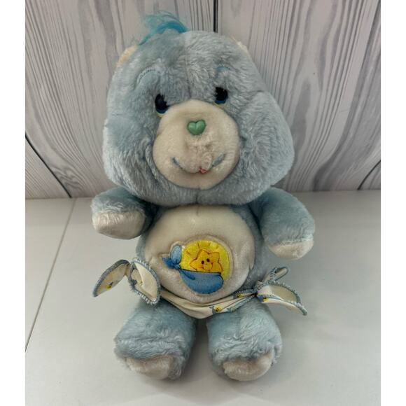 Care Bears 11” Baby Tugs Blue Plush Diaper Toy Vintage 1983 Kenner 80s - Picture 1 of 7